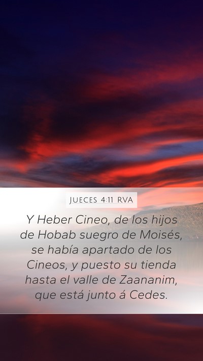 Jueces 4:11 RVA Bible Verse Image