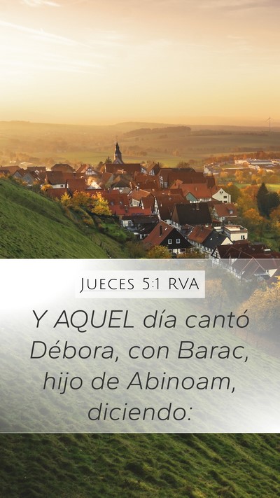 Jueces 5:1 RVA Bible Verse Image