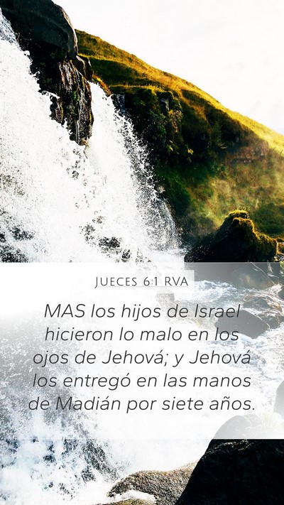 Jueces 6:1 RVA Bible Verse Image