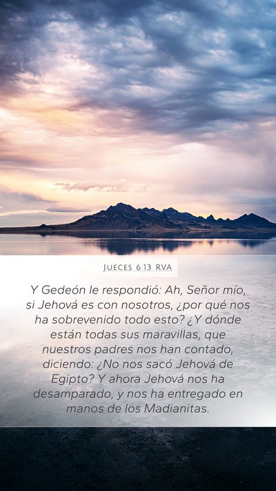 Jueces 6:13 RVA Bible Verse Image