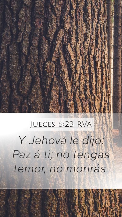 Jueces 6:23 RVA Bible Verse Image