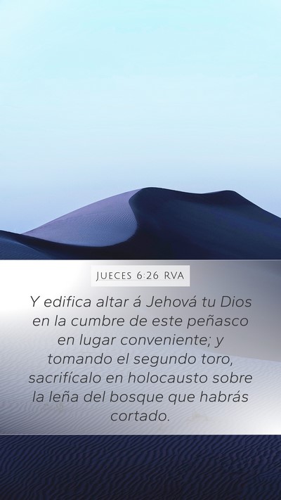 Jueces 6:26 RVA Bible Verse Image