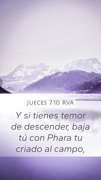 Jueces 7:10 RVA Bible Verse Image