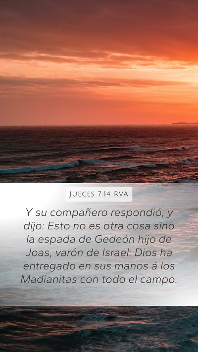 Jueces 7:14 RVA Bible Verse Image