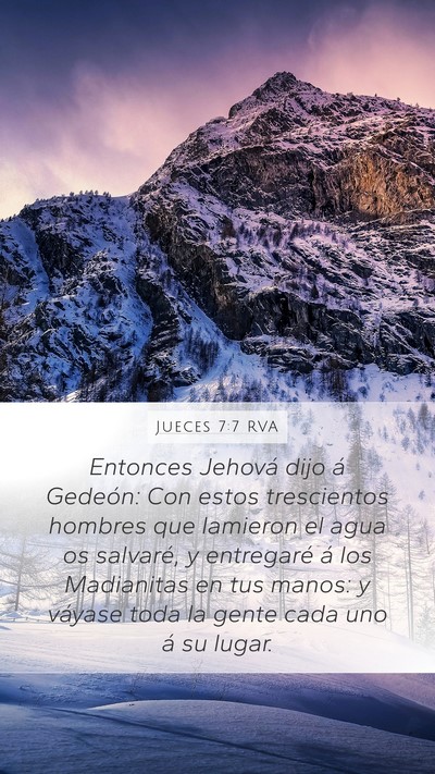 Jueces 7:7 RVA Bible Verse Image