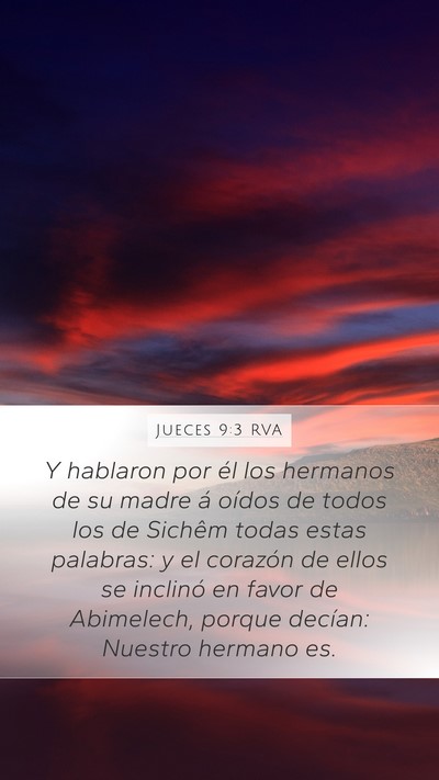 Jueces 9:3 RVA Bible Verse Image