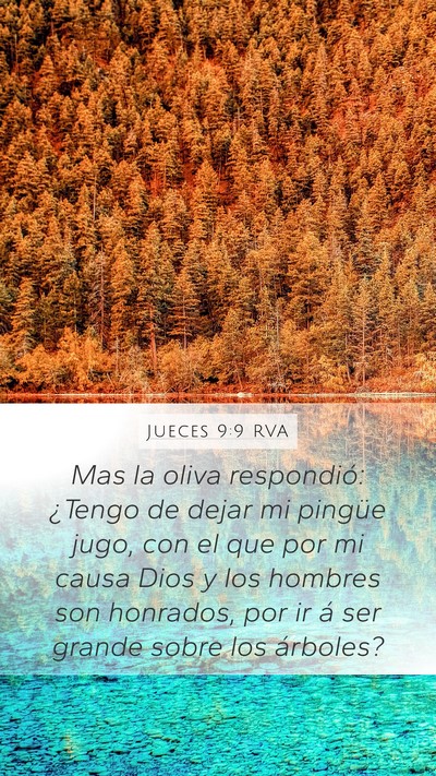 Jueces 9:9 RVA Bible Verse Image