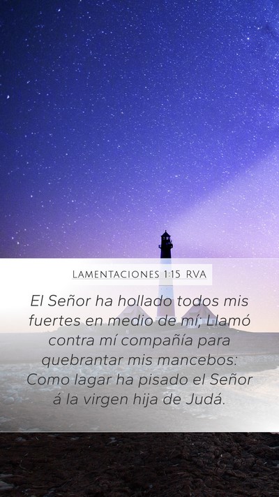 Lamentaciones 1:15 RVA Bible Verse Image