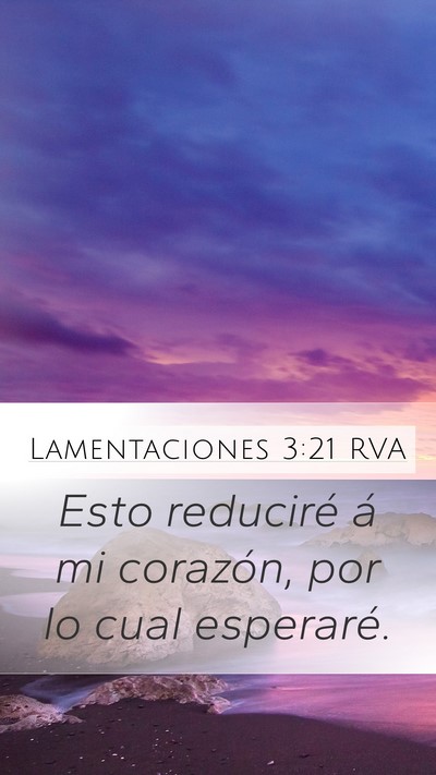 Lamentaciones 3:21 RVA Bible Verse Image