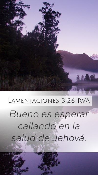 Lamentaciones 3:26 RVA Bible Verse Image