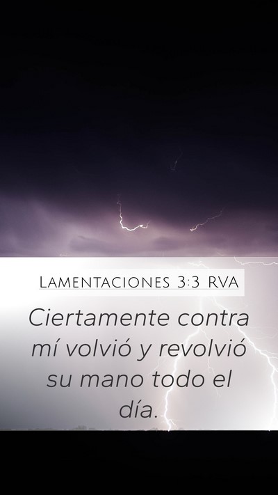 Lamentaciones 3:3 RVA Bible Verse Image