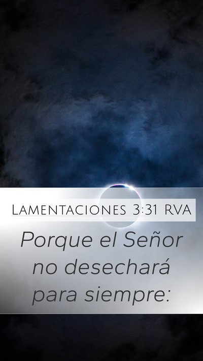 Lamentaciones 3:31 RVA Bible Verse Image