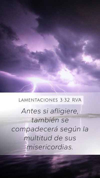 Lamentaciones 3:32 RVA Bible Verse Image