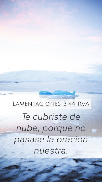 Lamentaciones 3:44 RVA Bible Verse Image