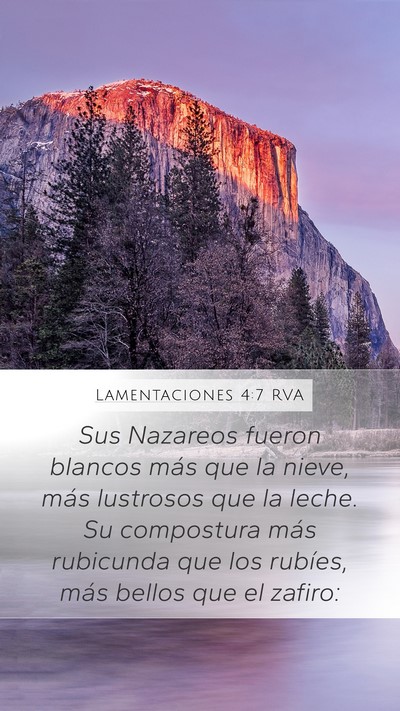Lamentaciones 4:7 RVA Bible Verse Image