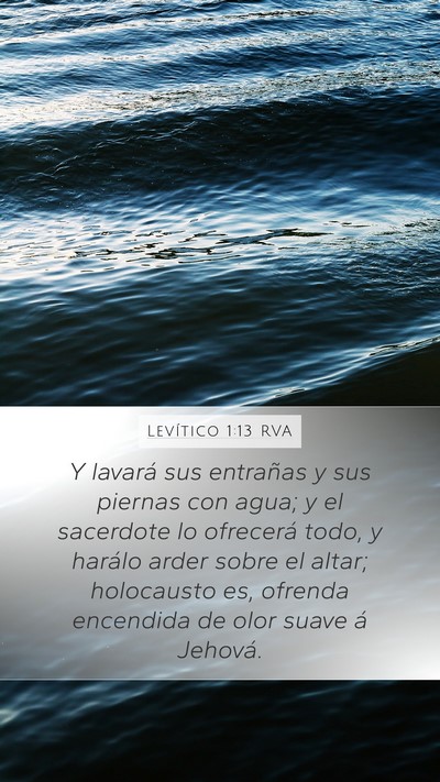 Levítico 1:13 RVA Bible Verse Image