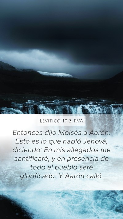 Levítico 10:3 RVA Bible Verse Image