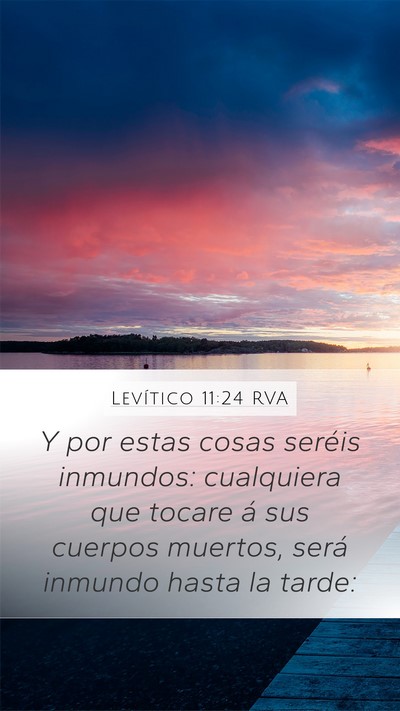 Levítico 11:24 RVA Bible Verse Image