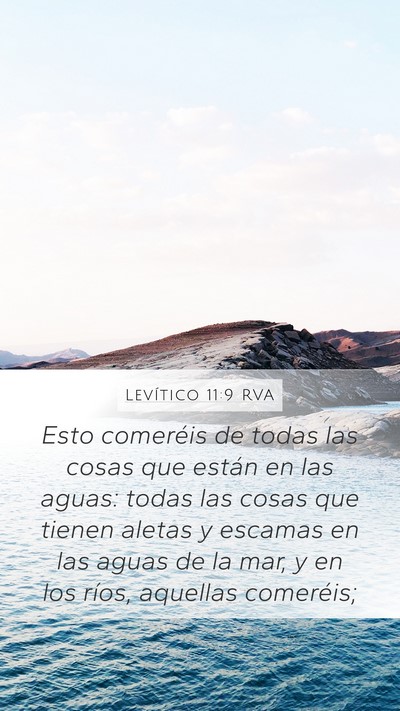 Levítico 11:9 RVA Bible Verse Image