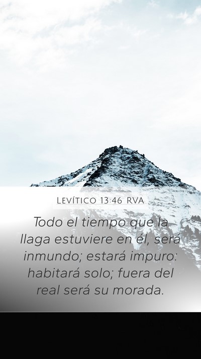 Levítico 13:46 RVA Bible Verse Image