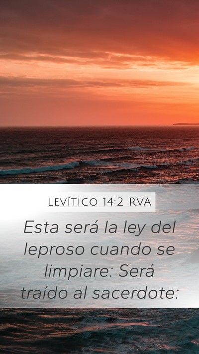 Levítico 14:2 RVA Bible Verse Image