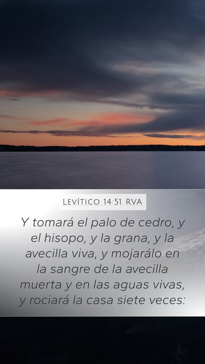 Levítico 14:51 RVA Bible Verse Image