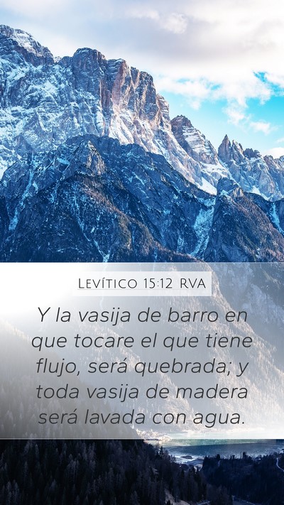 Levítico 15:12 RVA Bible Verse Image