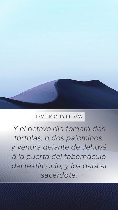 Levítico 15:14 RVA Bible Verse Image