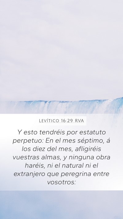 Levítico 16:29 RVA Bible Verse Image
