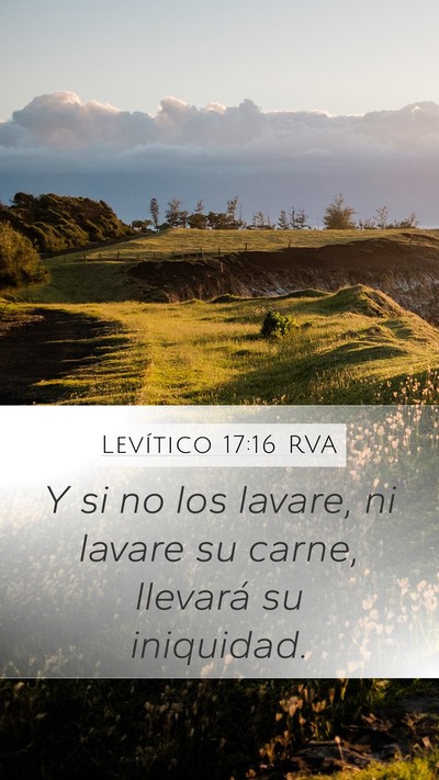 Levítico 17:16 RVA Bible Verse Image