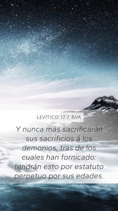 Levítico 17:7 RVA Bible Verse Image