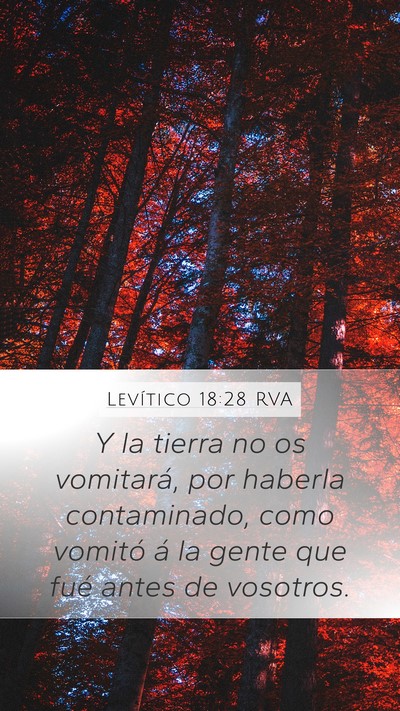 Levítico 18:28 RVA Bible Verse Image