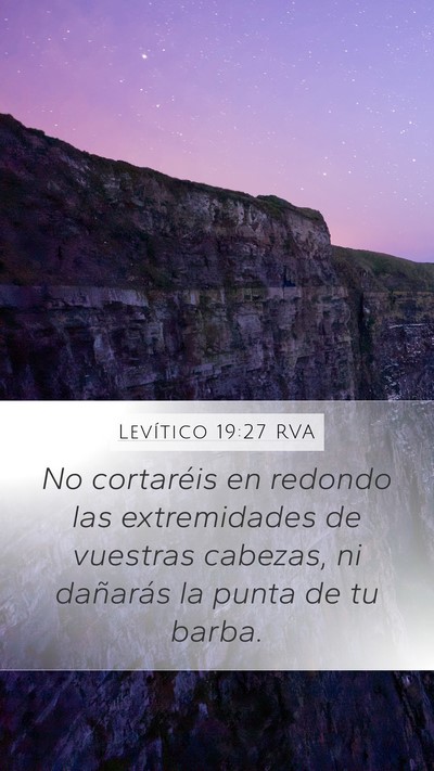 Levítico 19:27 RVA Bible Verse Image