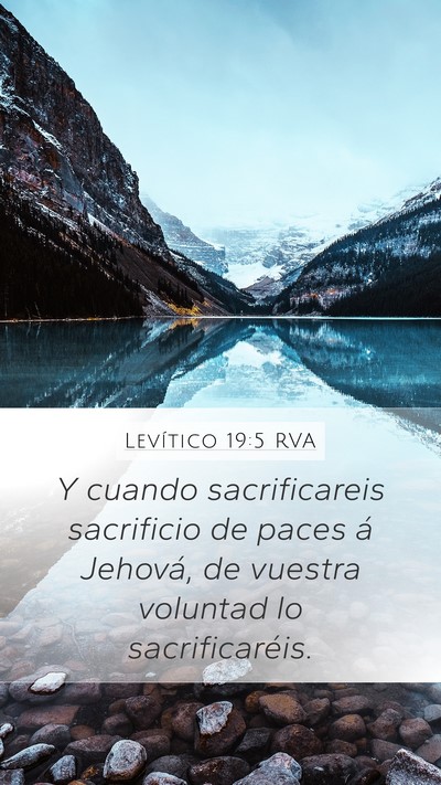 Levítico 19:5 RVA Bible Verse Image