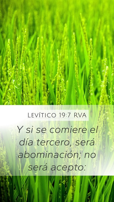 Levítico 19:7 RVA Bible Verse Image