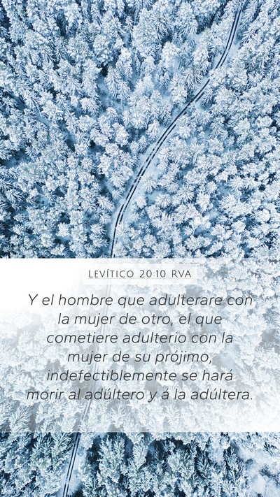 Levítico 20:10 RVA Bible Verse Image