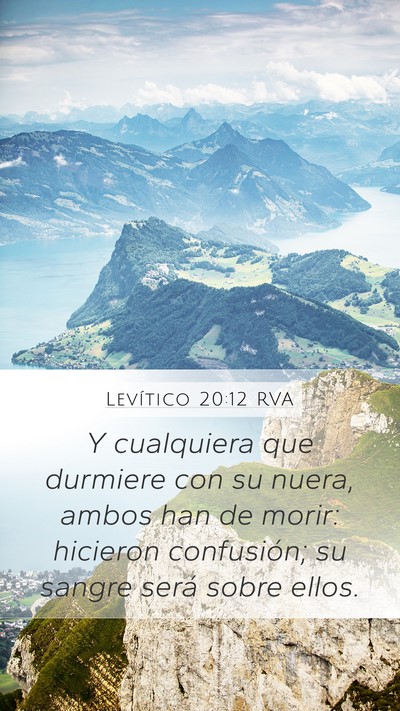 Levítico 20:12 RVA Bible Verse Image