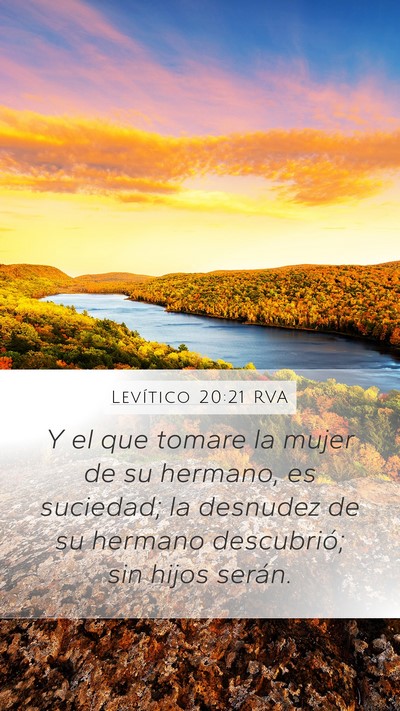 Levítico 20:21 RVA Bible Verse Image