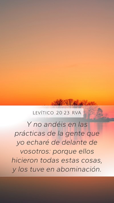 Levítico 20:23 RVA Bible Verse Image