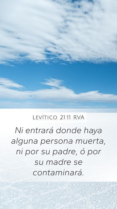 Levítico 21:11 RVA Bible Verse Image