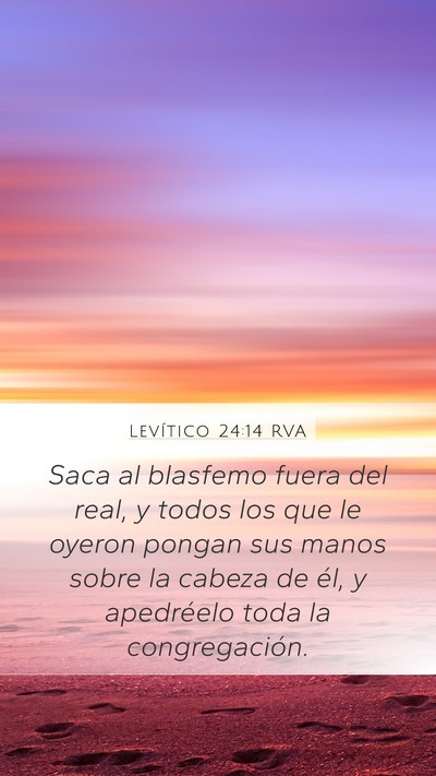 Levítico 24:14 RVA Bible Verse Image
