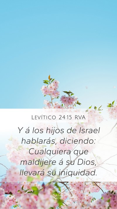 Levítico 24:15 RVA Bible Verse Image