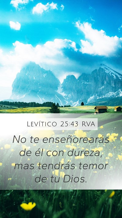 Levítico 25:43 RVA Bible Verse Image