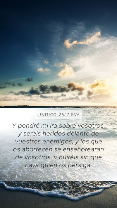 Levítico 26:17 RVA Bible Verse Image