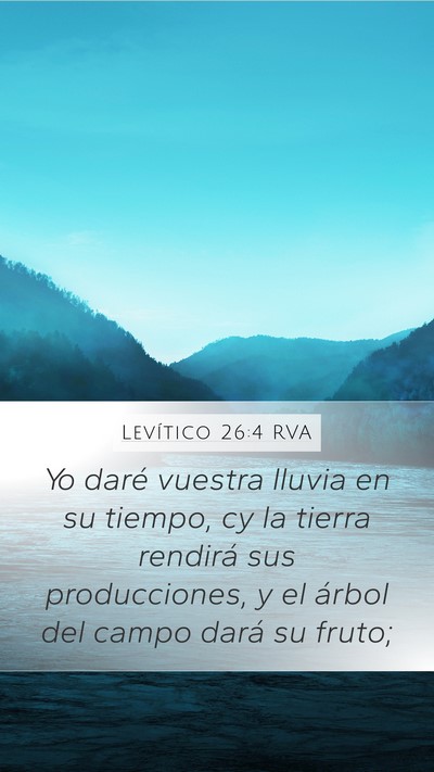Levítico 26:4 RVA Bible Verse Image