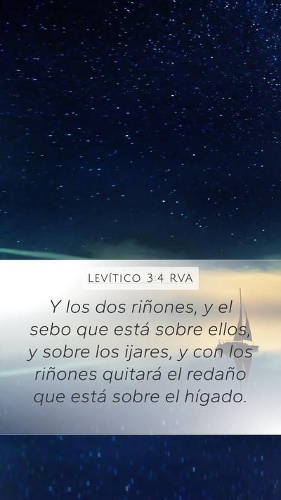 Levítico 3:4 RVA Bible Verse Image