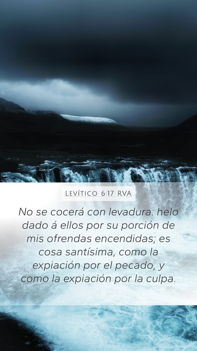 Levítico 6:17 RVA Bible Verse Image