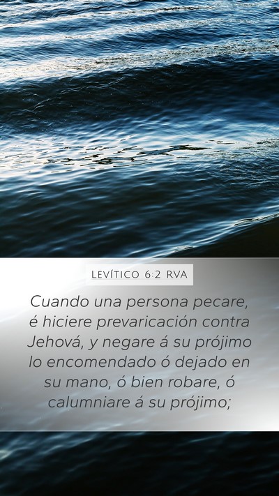 Levítico 6:2 RVA Bible Verse Image