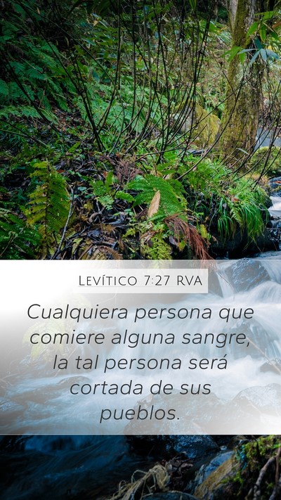 Levítico 7:27 RVA Bible Verse Image