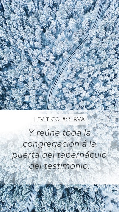 Levítico 8:3 RVA Bible Verse Image